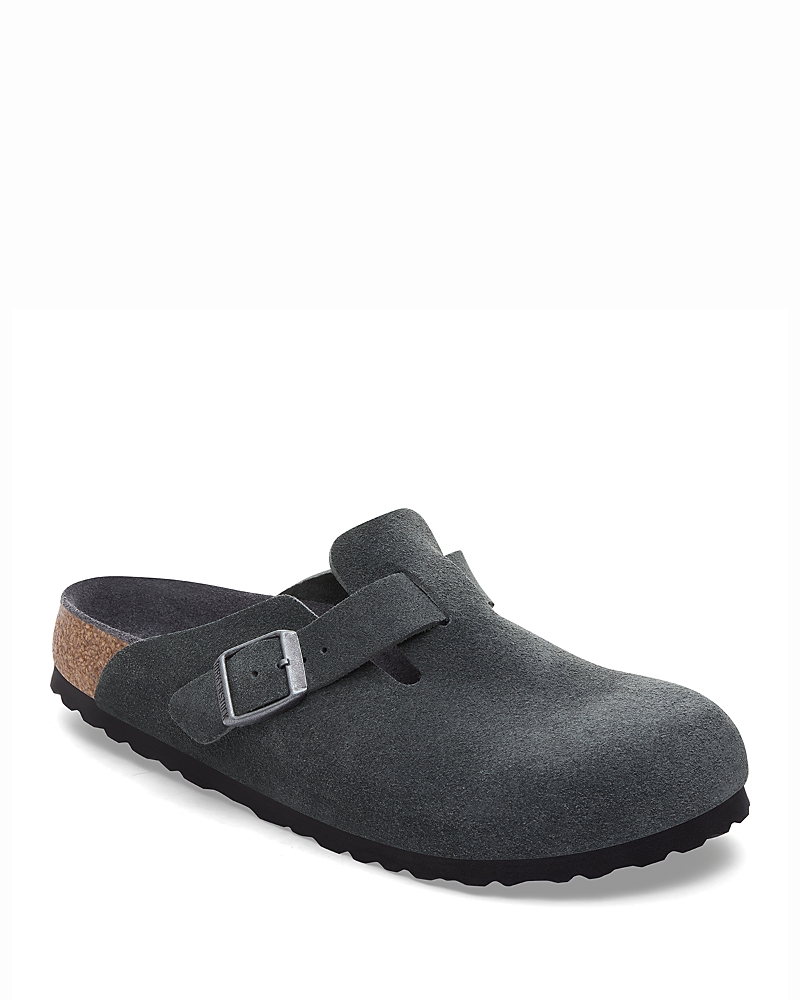 Birkenstock Men's Boston Clogs in Charcoal