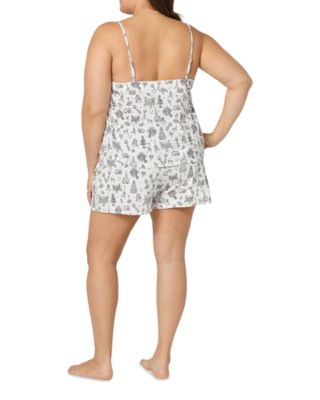 Tie the Knot Cami Shorty Stretch Jersey Pajama Set