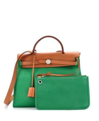 31 Herbag Zip Leather and Toile