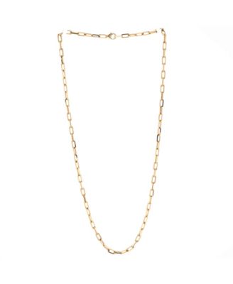  Small Santos de Cartier Chain Necklace 18K Gold, 22"