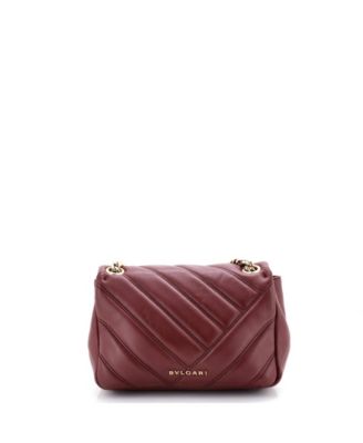  Small Serpenti Cabochon Shoulder Bag Diagonal Quilted Leather