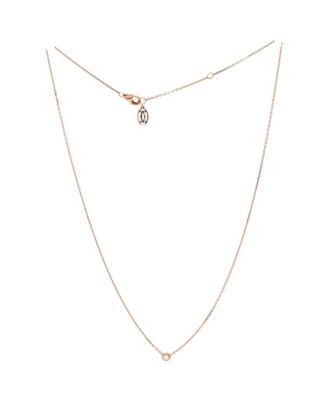  XS Cartier D'Amour Pendant Necklace 18K Rose Gold with Diamond, 14.75 - 16"