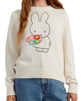 Chinti & Parker Women s Cotton Miffy Hand-Embroidered Sweater
