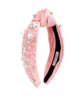 Girls' Pearl Heart Gemstone Headband - Little Kid, Big Kid