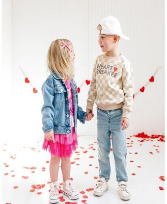 Girls' XOXO Patch Valentine's Day Short Sleeve T-Shirt - Big Kid