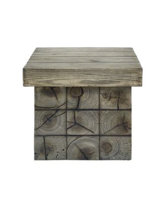  Manteo Rustic Coastal Outdoor Patio Side Table