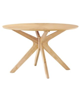  Crossroads Wood Dining Table