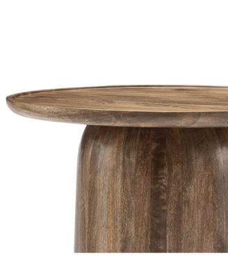 Holloway 30" Round Wood Coffee Table