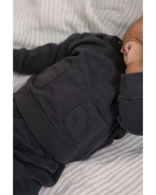 Unisex French Terry Shoulder Snap Sweatshirt - Baby