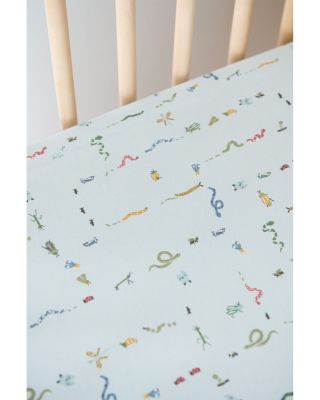 Unisex Printed Crib Sheet