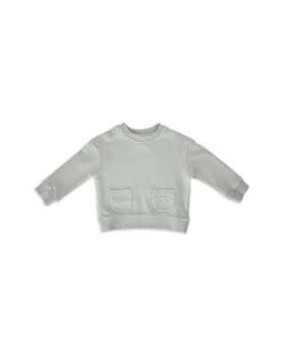 Unisex French Terry Shoulder Snap Sweatshirt - Baby