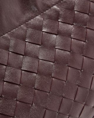 Dustbag Notte Intrecciato Leather Shoulder Bag