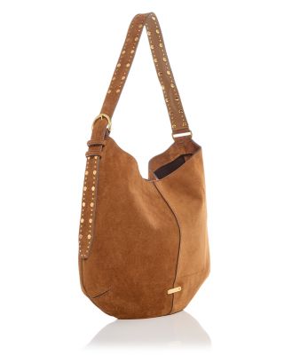 Naomie Suede Hobo Shoulder Bag