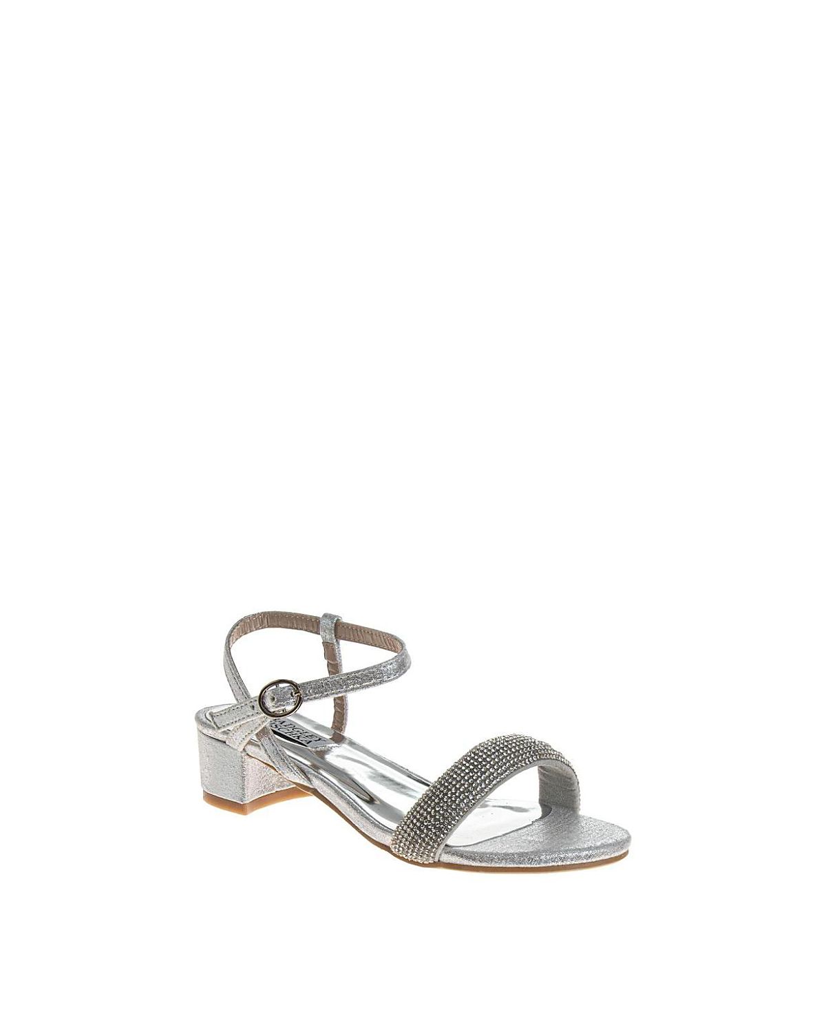 Badgley Mischka Girls' Glamorous Rhinestones Dress Sandals - Little Kid, Big Kid