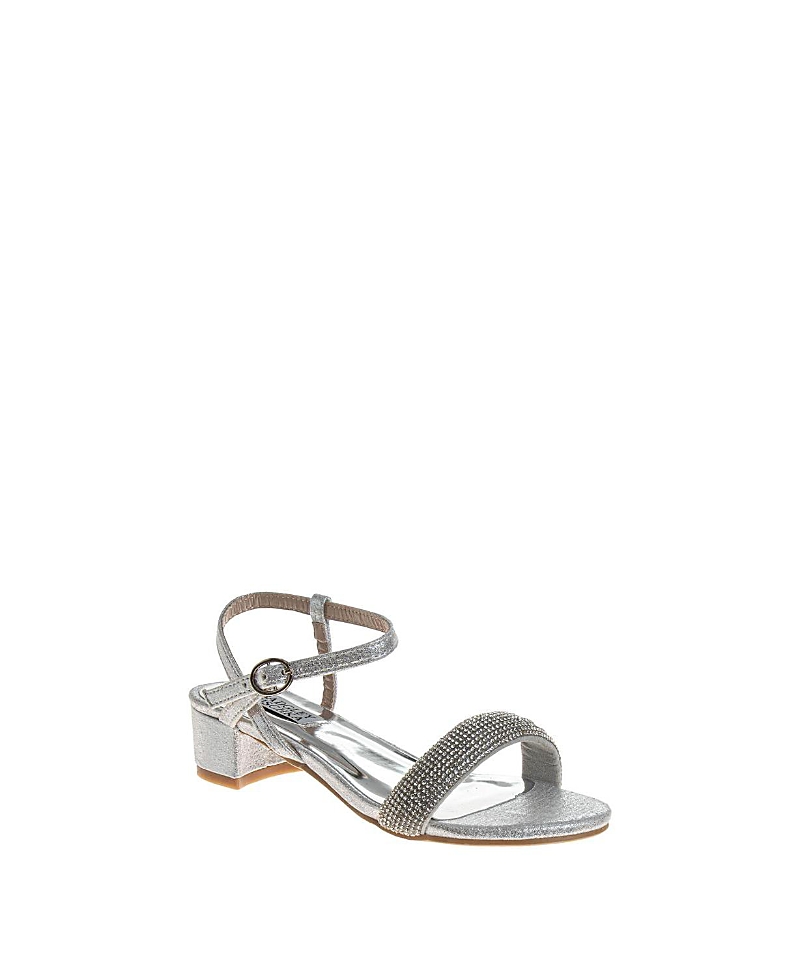 Badgley Mischka Girls' Glamorous Rhinestones Dress Sandals - Little Kid, Big Kid
