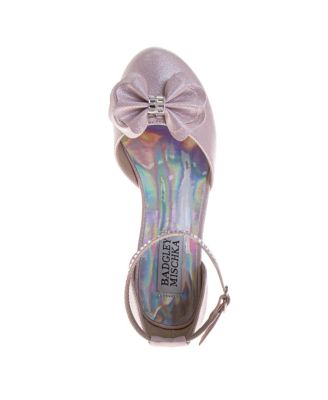 Girls' Ribbon and Gemstones Sparkly Dress Sandals - Toddler, Little Kid, Big Kid