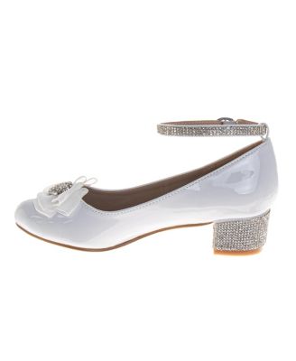 Girls' with Gemstones, Ribbon and Heart Dress Sandals - Toddler, Little Kid, Big Kid