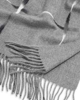 Punch Needle Windowpane Scarf