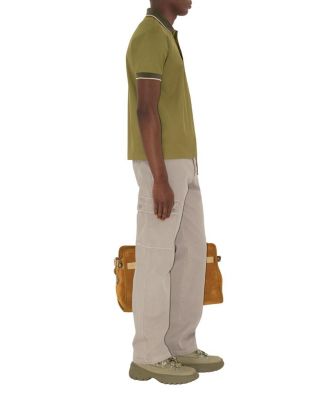  Logo Collar Cotton Polo Shirt