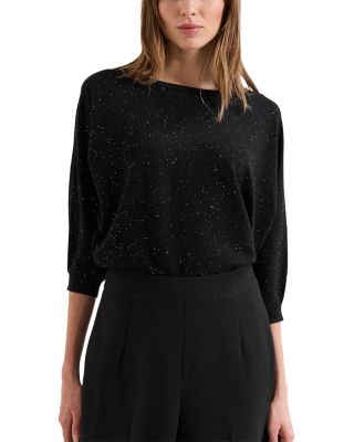 Cristine Sequin Knit Sweater