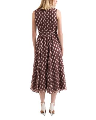 Lucinda Spot Print Midi Dress