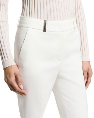 Flared Creased Pants