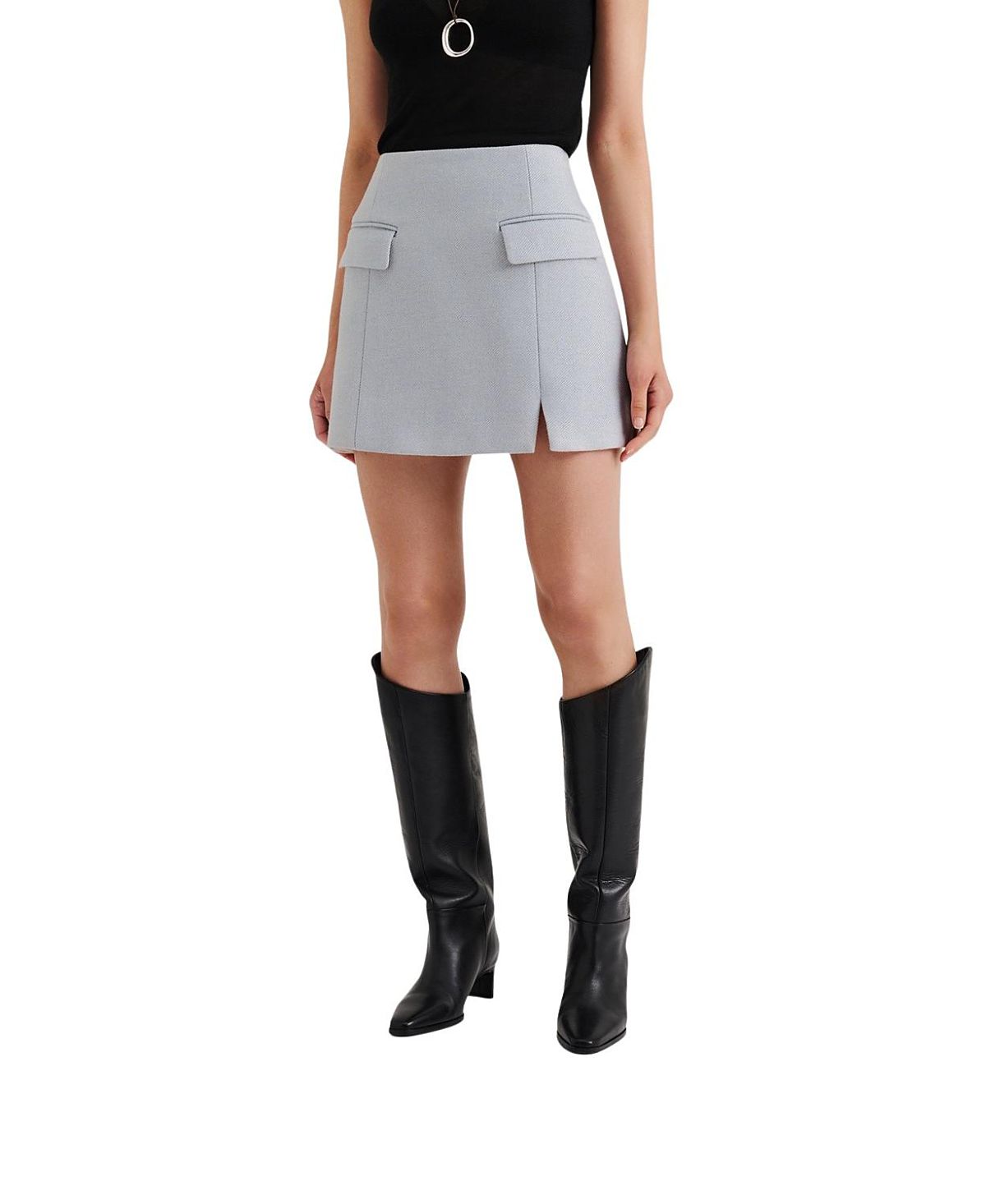 Malina Sandra Tailored Mini Skirt