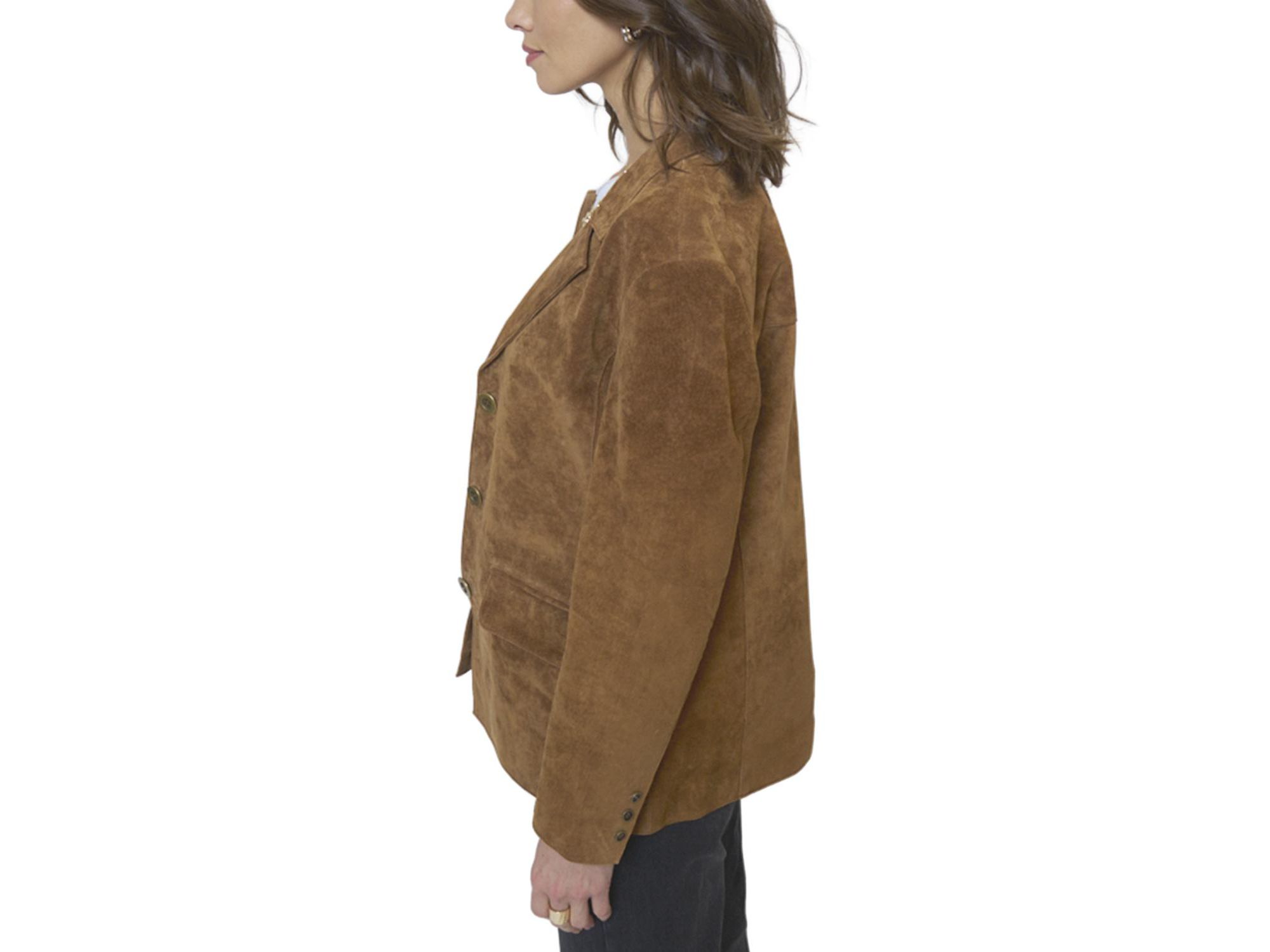 Women's Atlas Suede Bf Blazer — Image 3