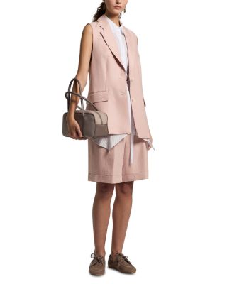 Single Breasted Blazer Vest