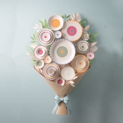 Fleur Couleur Round Vegetable/Salad Bowl