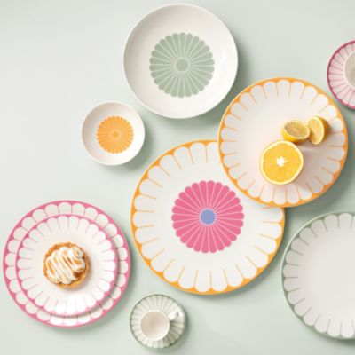 Fleur Vert Salad Plate