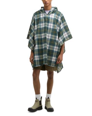 Tartan Hooded Poncho