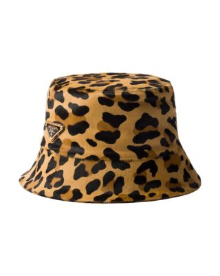  Printed Leather Bucket Hat