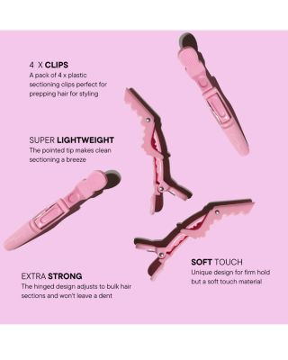 Grip Clips - Pink, Pack of 4