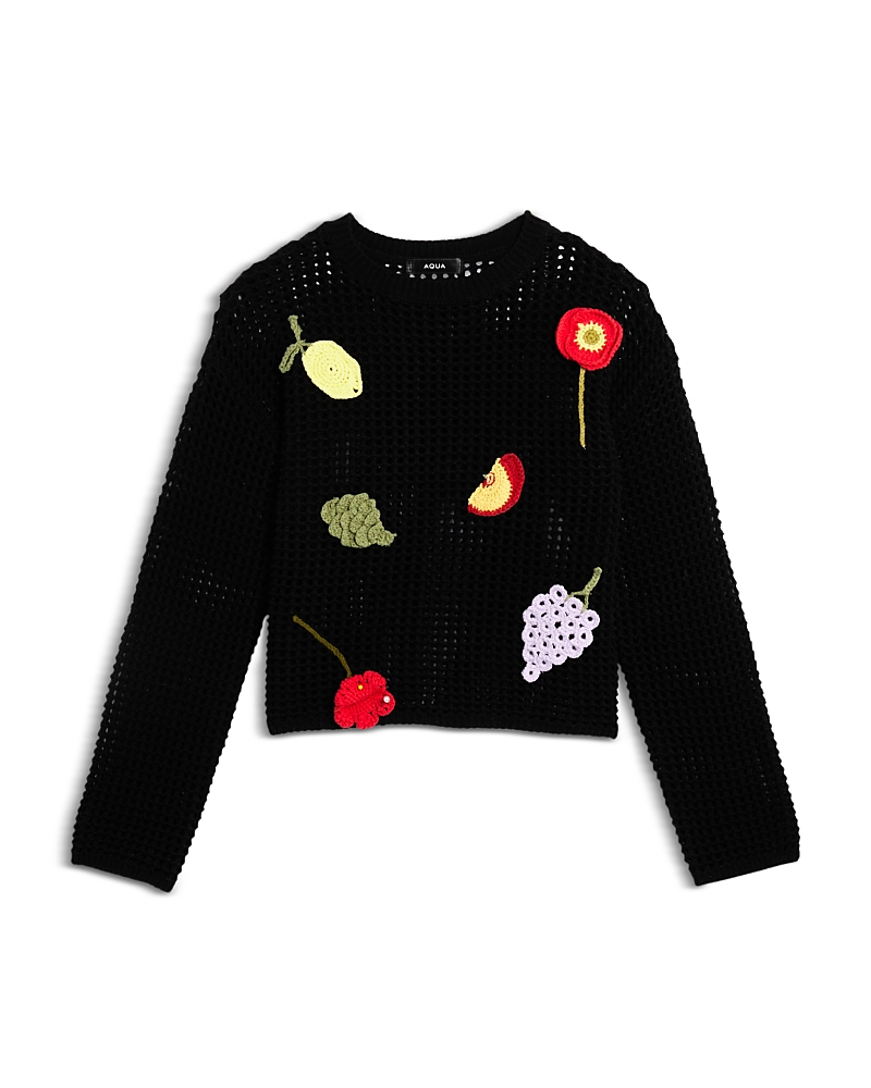 Aqua x Lisa Says Gah! Girls' Long Sleeved Top, Big Kid - Exclusive