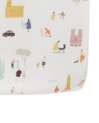 Unisex Printed Crib Sheet