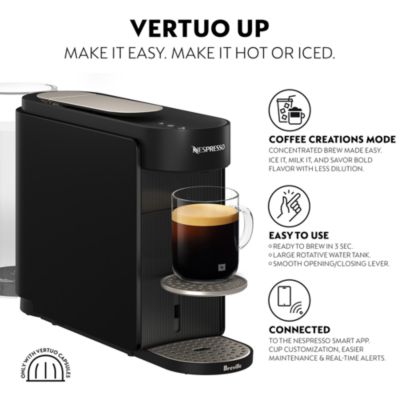 Vertuo UP Coffee and Espresso Maker by DeLonghi with Aeroccino Milk Frother