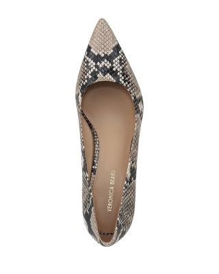 Women's Rita Snake Embossed Leather Pumps