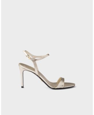  Women's Patent Saffiano Leather Sandals