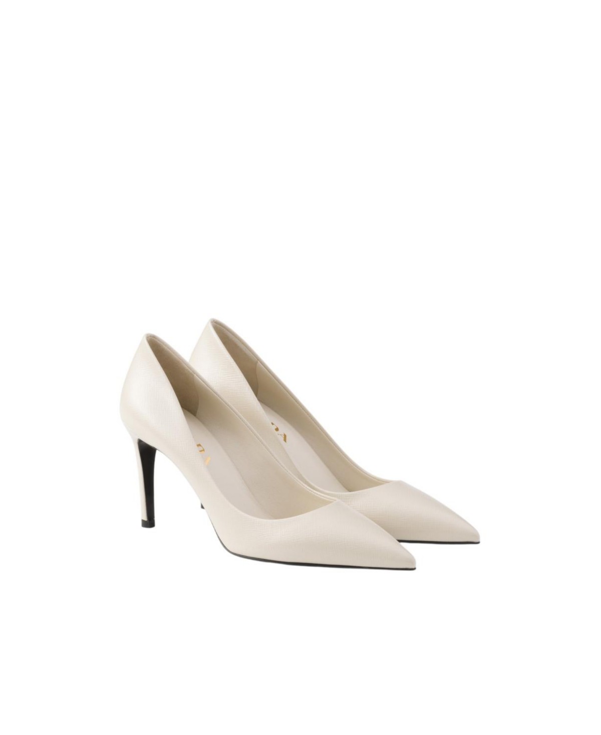 Patent Saffiano Leather Pumps