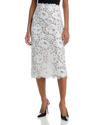 L'Agence Makena Sequin Pencil Skirt