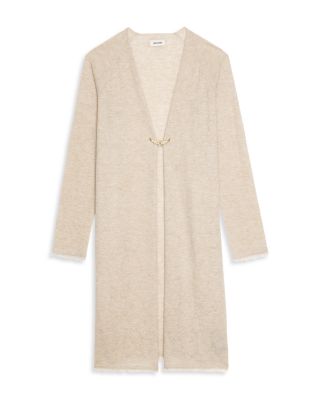 Daffy Cashmere Pointelle Cardigan