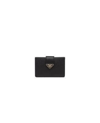 Saffiano and Smooth Leather Card Holder