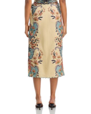 Boho Beauty Linen Wrap Skirt