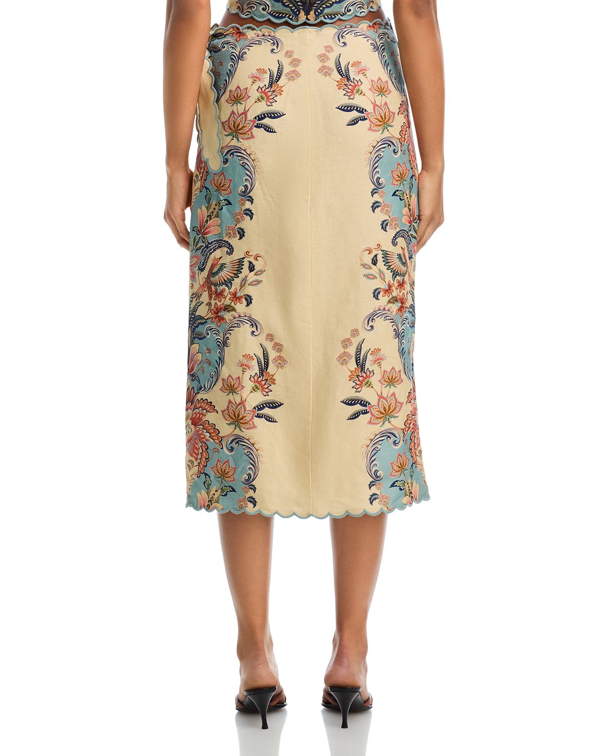 Boho Beauty Linen Wrap Skirt thumbnail 3