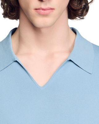 Stretch Knit Polo Shirt