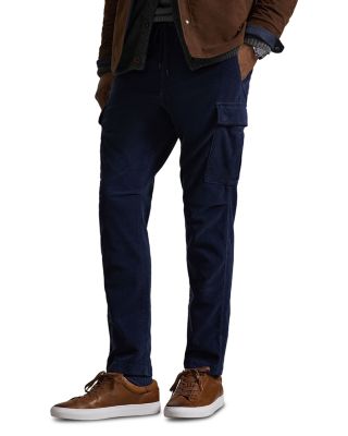 Slim Fit Stretch Corduroy Cargo Pants