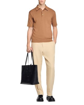 Cotton and Silk Polo Shirt