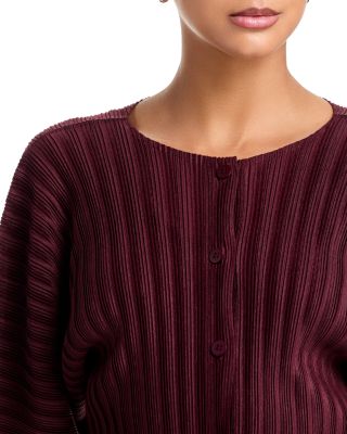 Rib Pleats January Cardigan