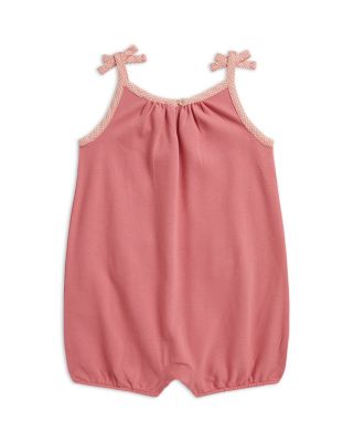 Girls' Gingham Stretch Mesh Bubble Shortall - Baby